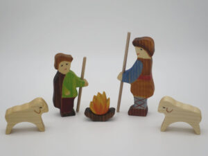 Set Hirten mit Lagerfeuer